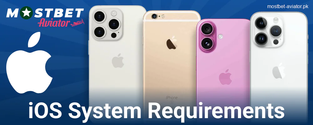 Technical Requirements for Mostbet Aviator PK iOS App
