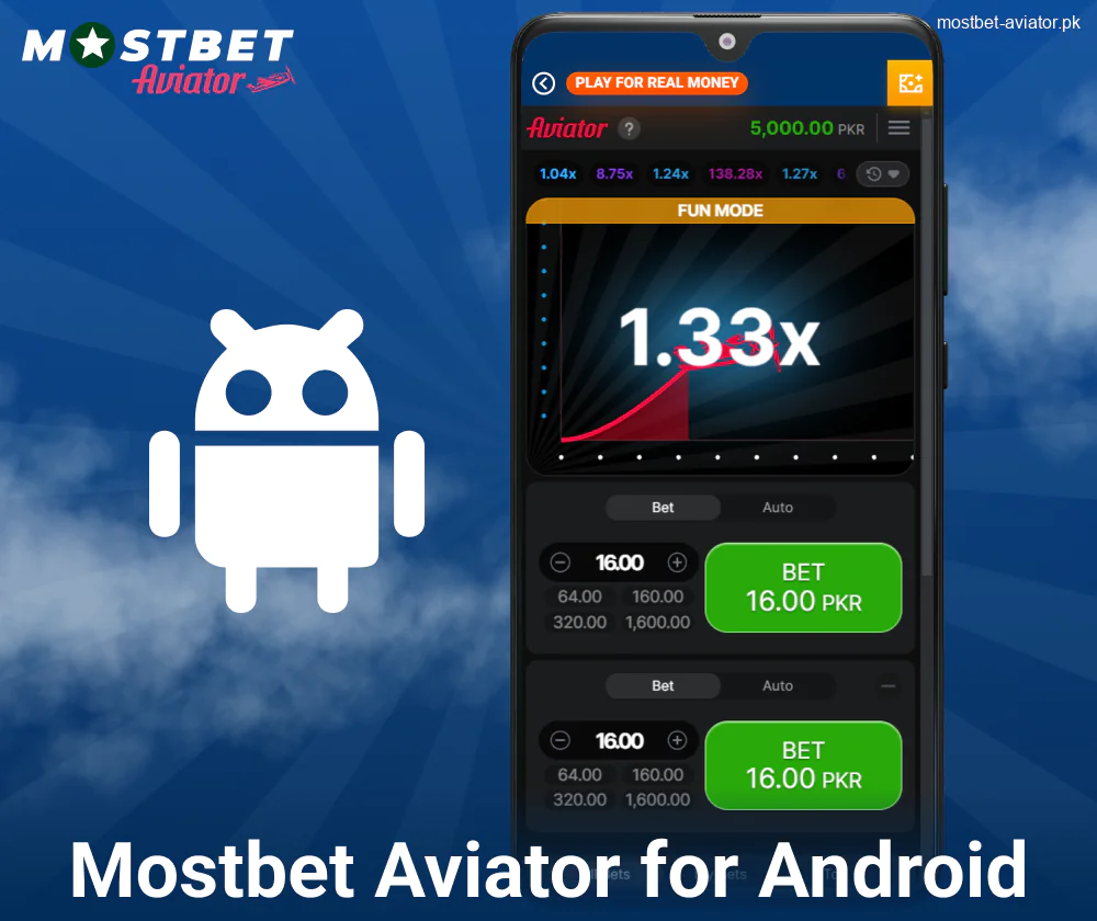 Mostbet Aviator Demo Pakistan on Android