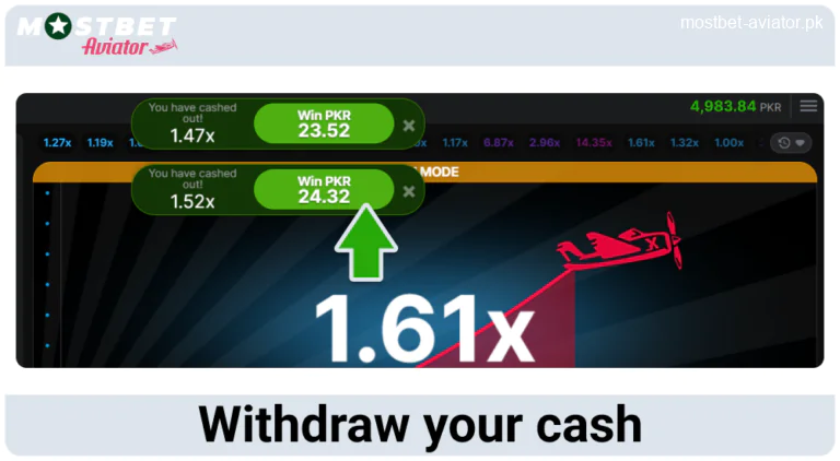 Claim Your Winnings in the Mostbet Aviator Demo Game PK
