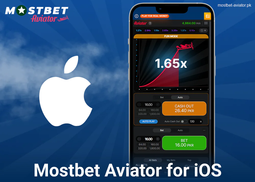 Mostbet Aviator Demo Pakistan on iOS