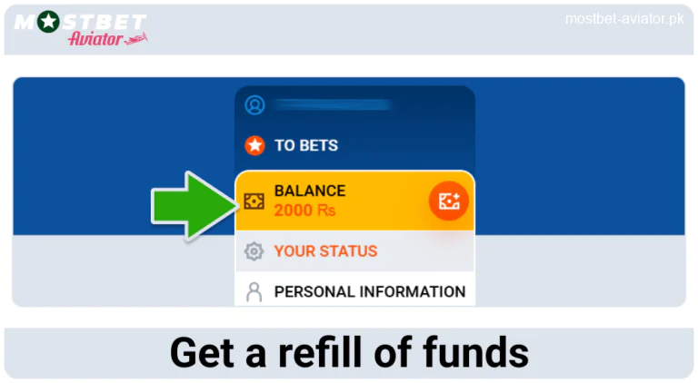 Receive the Deposit in Mostbet Aviator Pakistan