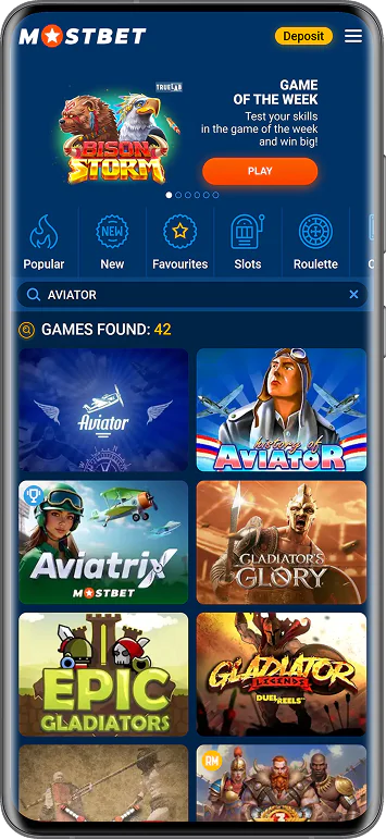 Mostbet Aviator Pakistan Casino Screenshot